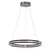 Rabalux Trixo LED luster 60 cm 60 W daljinski upravljač siva 72277