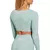 BeastPink Women‘s Sense Crop Top Storm Blue