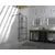Walk-in COPEN MONTE 90x200 matt black ram 8mm staklo C-02-SB90