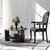 Wallity Klub sto Mondo 75x40x75cm Antracit-Tamnobraon