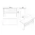 Hanah Home Kancelarijski set Orah