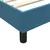 Vidaxl Box spring postelja z vzmetnico temno modra 80x220 cm žamet