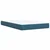 Vidaxl Box spring postelja z vzmetnico modra 120x200 cm žamet