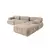 ATELIER DEL SOFA Ugaona garnitura Doblo 3 Seater with Pouffe ( L1 O1 1R Pouffe) Peach