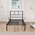 Hanah Home Ram za krevet Cemre, 90x190 cm,Crni