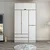 Hanah home Ormar Elina 140x253x52cm Belo-Bež