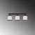 Opviq Way 11636 Visilica, E27, 3x40W, IP20, Crna