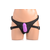 Strap U Double Charmer Silicone Double Dildo with Harness Purple