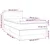 Vidaxl Box spring postelja z vzmetnico črna 100x200 cm blago