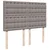 vidaXL Box spring postelja z vzmetnico taupe 160x200 cm blago