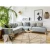 Bež volnena preproga 100x180 cm Sticks – Agnella