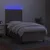Vidaxl Box spring postelja z vzmetnico LED taupe 90x190 cm blago