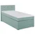 MID.YOU BOXSPRING POSTELJA 90 cm x 200 cm , tekstil, leseni material metino zelena