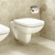 Konzolna WC šolja Debba Rimless 355x540x400mm odvod u zid bela Roca