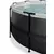 EXIT Toys Frame Pool O 427 x 122 cm - Black Leather Style