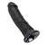 Dildo King Cock 20 cm, crni