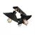 Opviq Luster Berceste N 660, Metalni, Crni