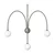 Opviq zidna lampa Vault 20950-F, 3 × G9, siva