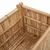 Vidaxl Dvignjena gredica Rjava 90 x 35 x 70 cm Bambus