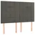 Vidaxl Box spring postelja z vzmetnico temno siva 140x200 cm žamet
