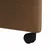 Vidaxl Jedilni stoli s kolesi s kolesi 2 szt. Rjava 58 x 67 x 97 cm