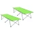 Sklopivi kamperski krevet 2 pcs Zelena 194 x 62,5 x 42,5 cm