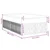 Vidaxl Box spring postelja z vzmetnico temno modra 120x200 cm žamet