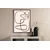 Venture Design Poster linijska risba 21x30 cm bela