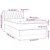 Vidaxl Box spring postelja z vzmetnico modra 90x200 cm blago