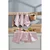 Lessentiel Maison Set Peškira za ruke Sofya, 30 x 50 cm, Roze