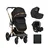 Kikka Boo Kolica Irene premium 3in1 set sa I-SIZE auto sedištem i tvrdom korpom Black