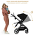 KINDERKRAFT Kolica za bebe 3u1 Yoxi mink pro pure/ crna