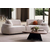 Atelier del Sofa Set nameštaja za dnevnu sobu, 2 komada, Krem