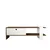 Hanah Home Set TV Komoda i klub sto Orah