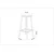 Hanah Home Barski set sto i stolice Mola Set 100, 100x90x40 cm, Antracit