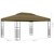 vidaXL Paviljon 3x4 m taupe 180 g/m2