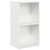 vidaXL Stojalo za drva belo 40x30x75 cm hladno valjano jeklo