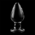 Ibiza Nebula Model 3 Anal Plug Borosilicate Glass 11x5cm Clear