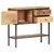 Vidaxl Komoda 85x30x80 cm robusten mangov les
