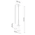 Sollux SL.1226 - Luster na sajli REA 3xE14/12W/230V beton