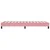 Vidaxl posteljni okvir brez vzmetnice roza 80x210 cm žamet