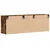Zidni TV ormarić LED boja dimljenog hrasta 130x31x45 cm