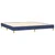 vidaXL Box spring postelja z vzmetnico modra 200x200 cm blago