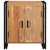 Noćni ormar Smeđa 66 x 35 x 76 cm Masivno bagremovo drvo