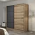 Hanah home Ormar Kale 180x190x52cm Bež-Antracit