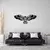 Wallity Zidna dekoracija Eagle3, 100x44 cm, 1.2mm, Crna