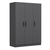 Hanah home Ormar Kale 135x210x52cm Antracit