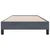 Vidaxl Box Spring Postelja brez vzmetnice Temno siva 100x210 cm Žamet