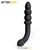 AfterDark Velor Double Anal Massager Silicone Black