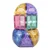 Cleverclixx Magnetni gradbeni set Small Curved Pack Pastel – 34 kos